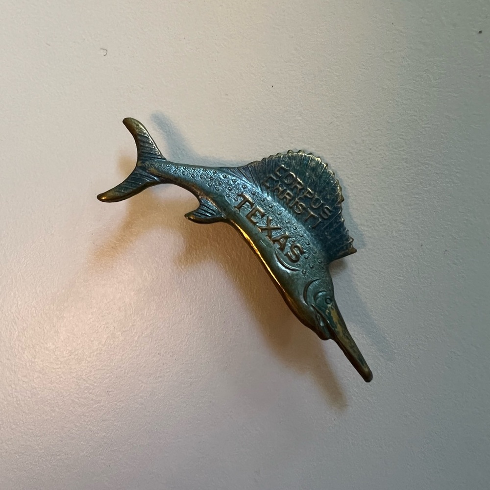 Vintage Corpus Christi TEXAS Metal Pin
